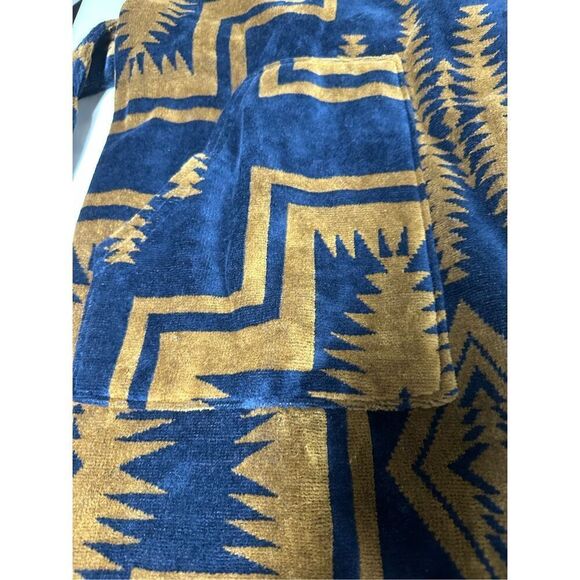 NWT Pendleton UNISEX HARDING COTTON TERRY VELOUR ROBE Size S/M - Picture 16 of 16